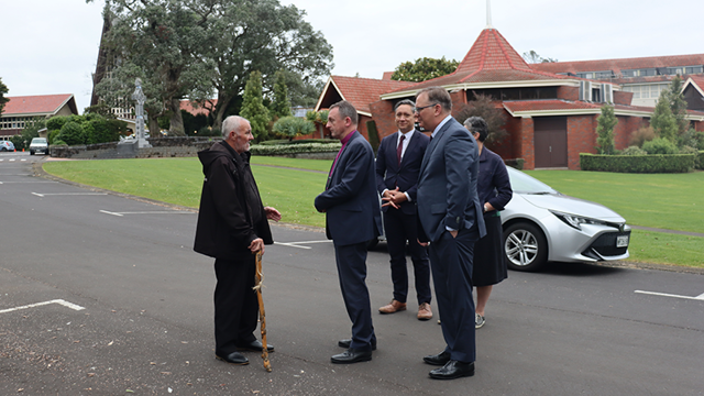 Dilworth Trust Board members with clergymen